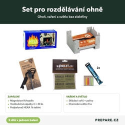Set pro rozdělávání ohně (5 dílů)