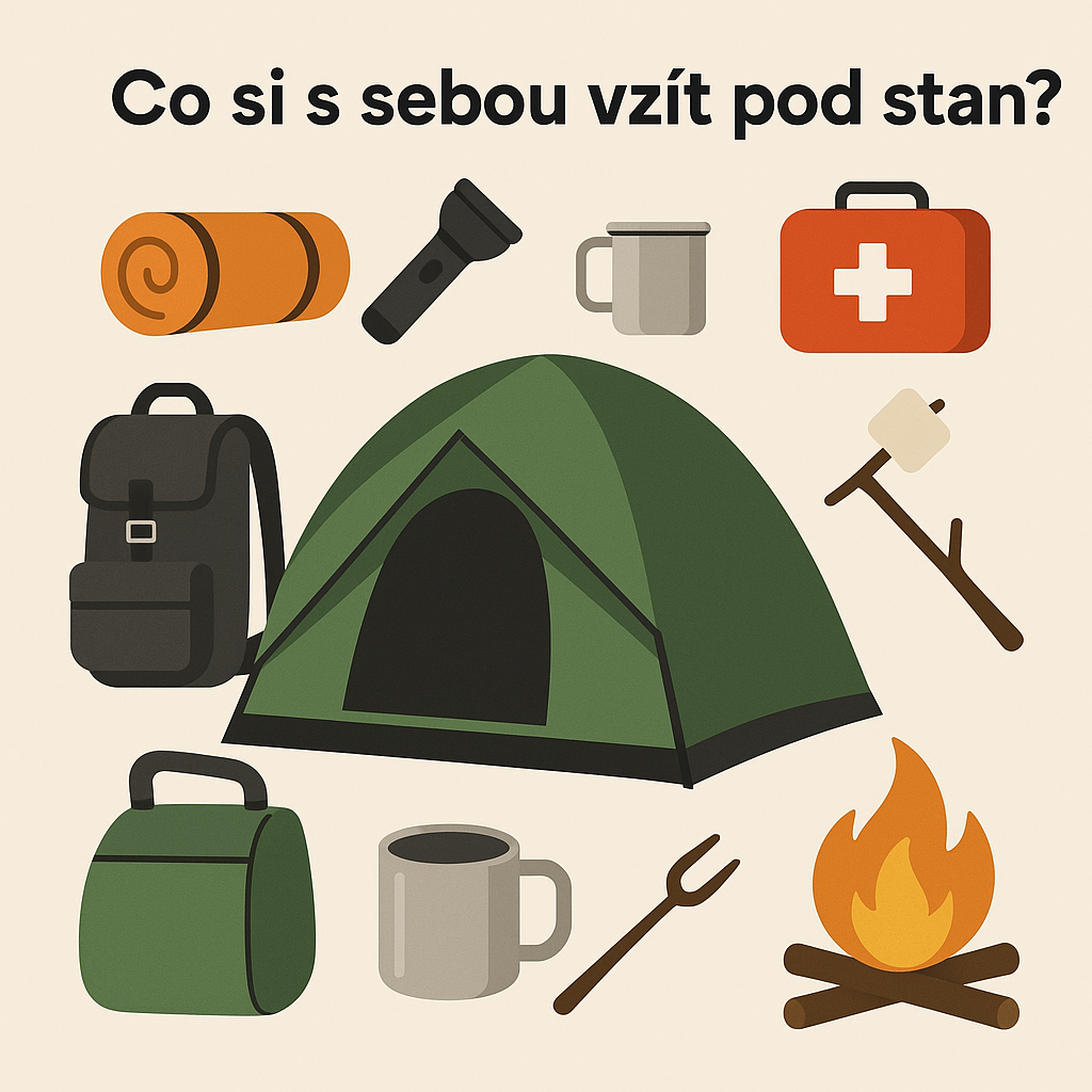 Co si s sebou vzít pod stan?