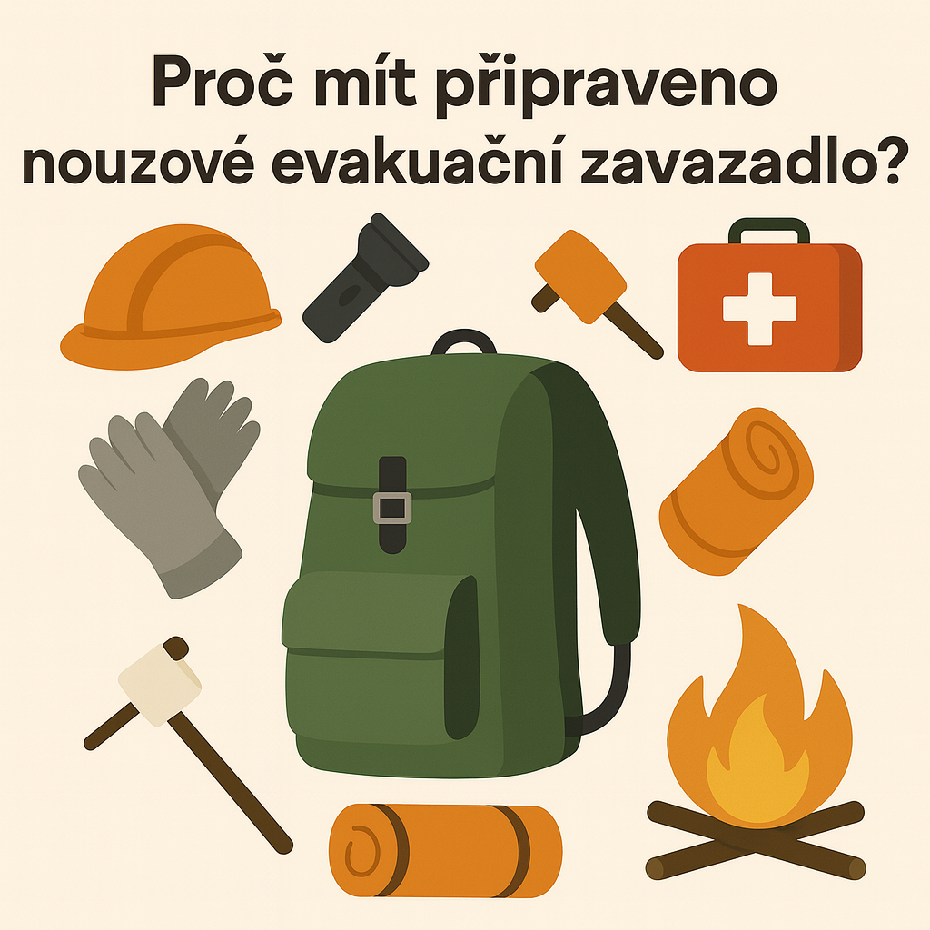 Proč mít připraveno nouzové evakuační zavazadlo?